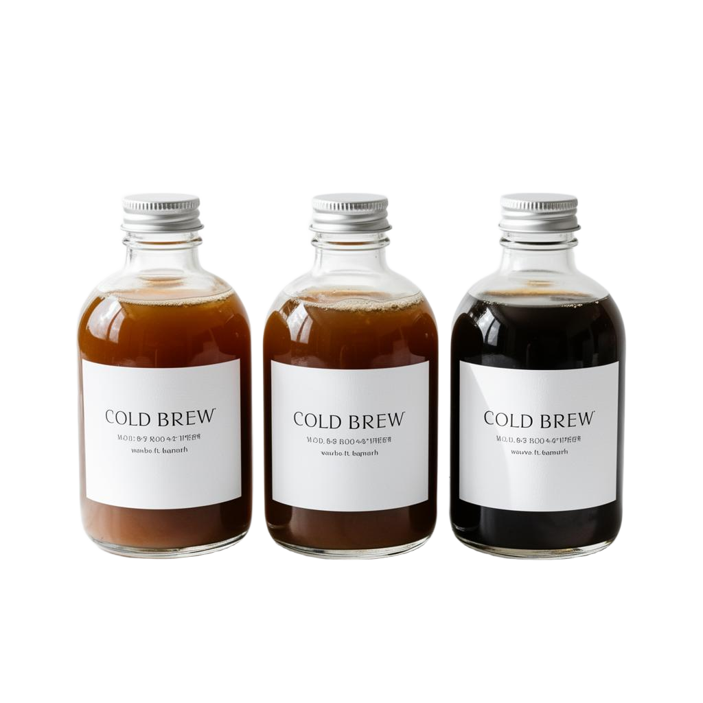 The Essential Flow - 3 chai cold brew nắp vặn nhôm với nhãn still.cafe